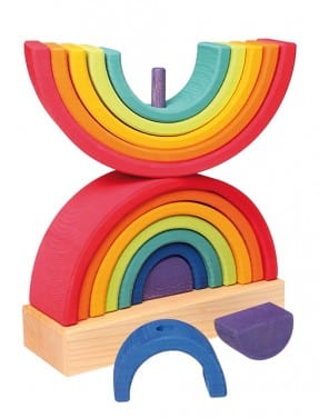 Rainbow Stacking Tower Grimm's Lil Tulips
