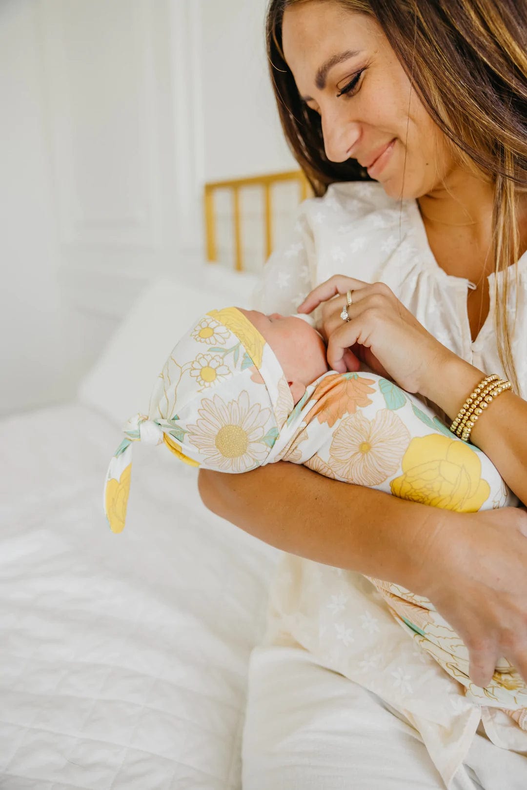 Rose Top Knot Hat Copper Pearl Copper Pearl Lil Tulips