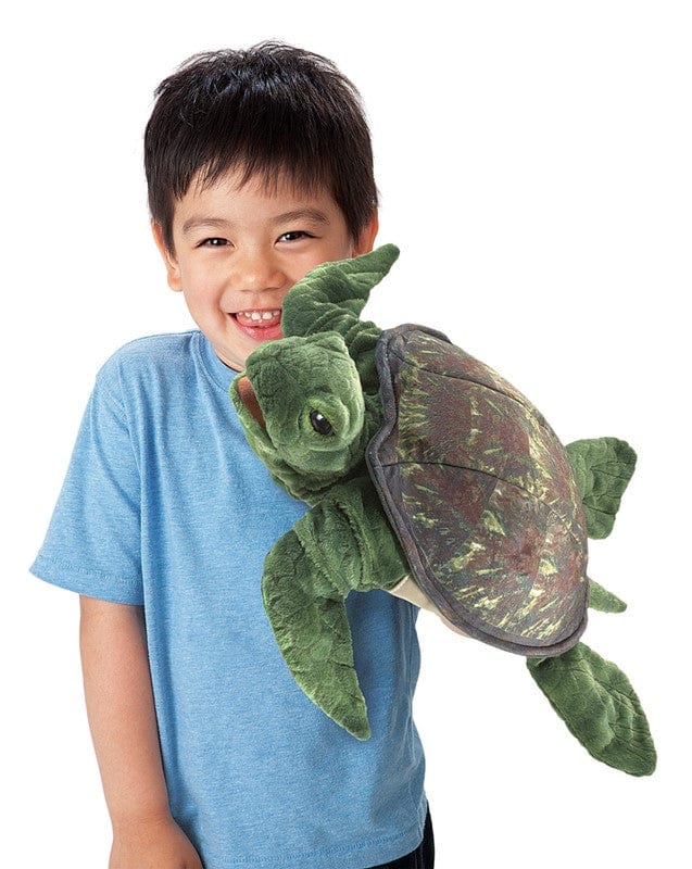 Sea Turtle Puppet Folkmanis Puppets Folkmanis Puppets Lil Tulips