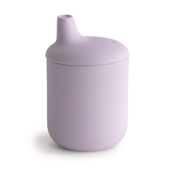 Silicone Sippy Cup (Soft Lilac) Mushie Lil Tulips