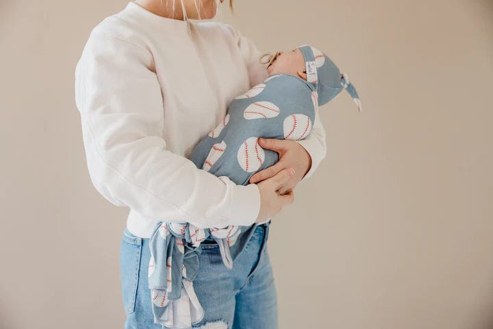 Slugger Knit Swaddle Blanket Copper Pearl Lil Tulips