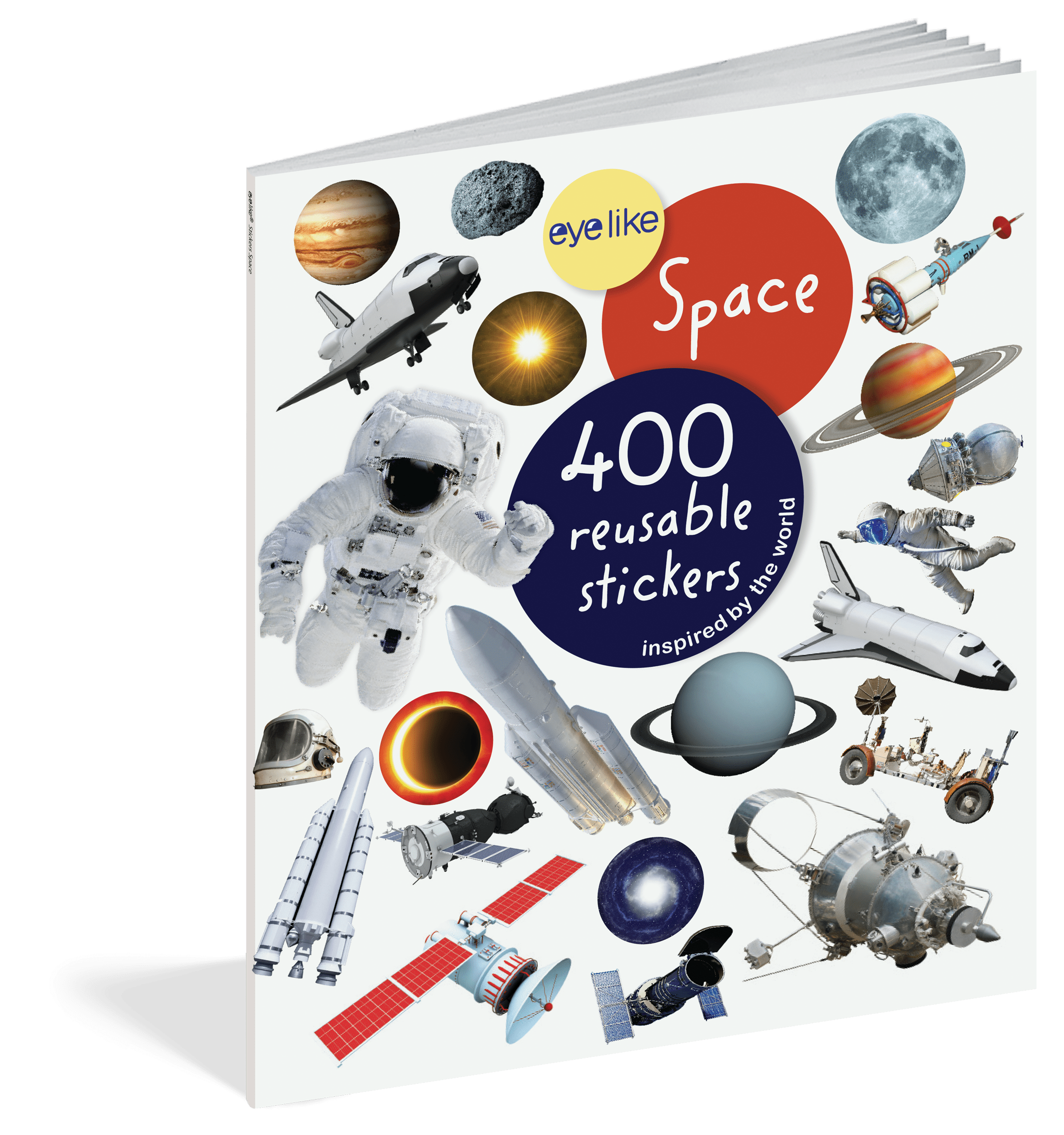 Space Eyelike Reusable Stickers Workman Publishing Lil Tulips