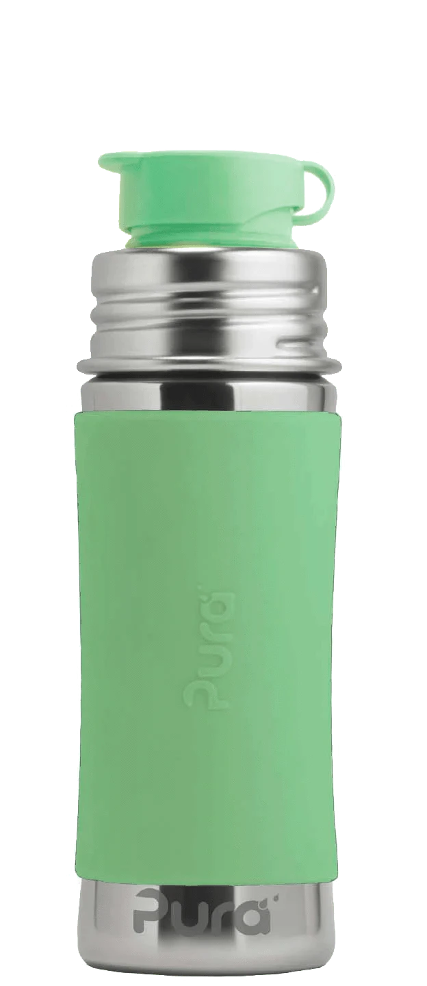 Sport Mini™ 11oz Bottle - Moss Pura Stainless Pura Stainless Lil Tulips