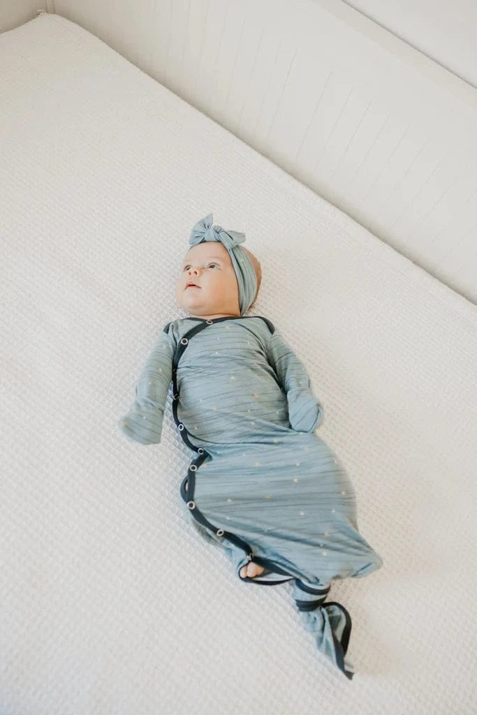 Starlight Newborn Knotted Gown Copper Pearl Lil Tulips