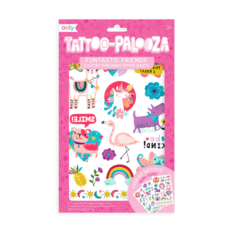 Tattoo Palooza Temporary Tattoos: Funtastic Friends OOLY Lil Tulips