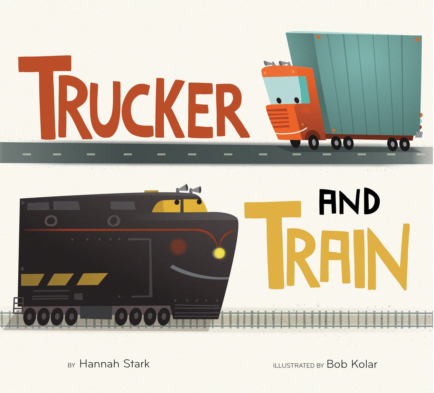 Trucker and Train Board Book Houghton Mifflin Harcourt Lil Tulips