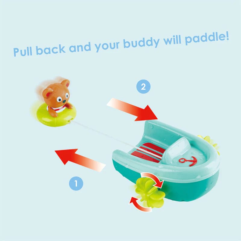 Tubing Pull-back Boat Hape Lil Tulips
