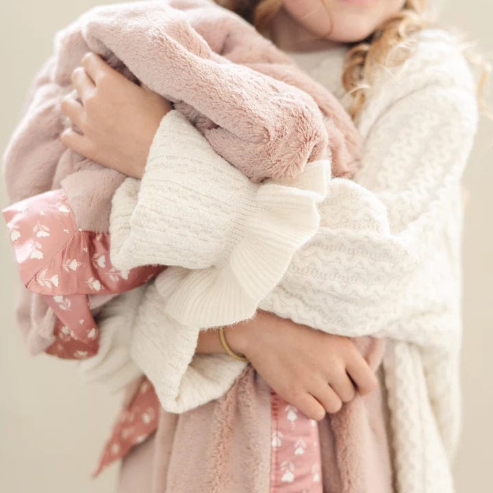 Tulip Lush Satin Border Blanket Saranoni Lil Tulips