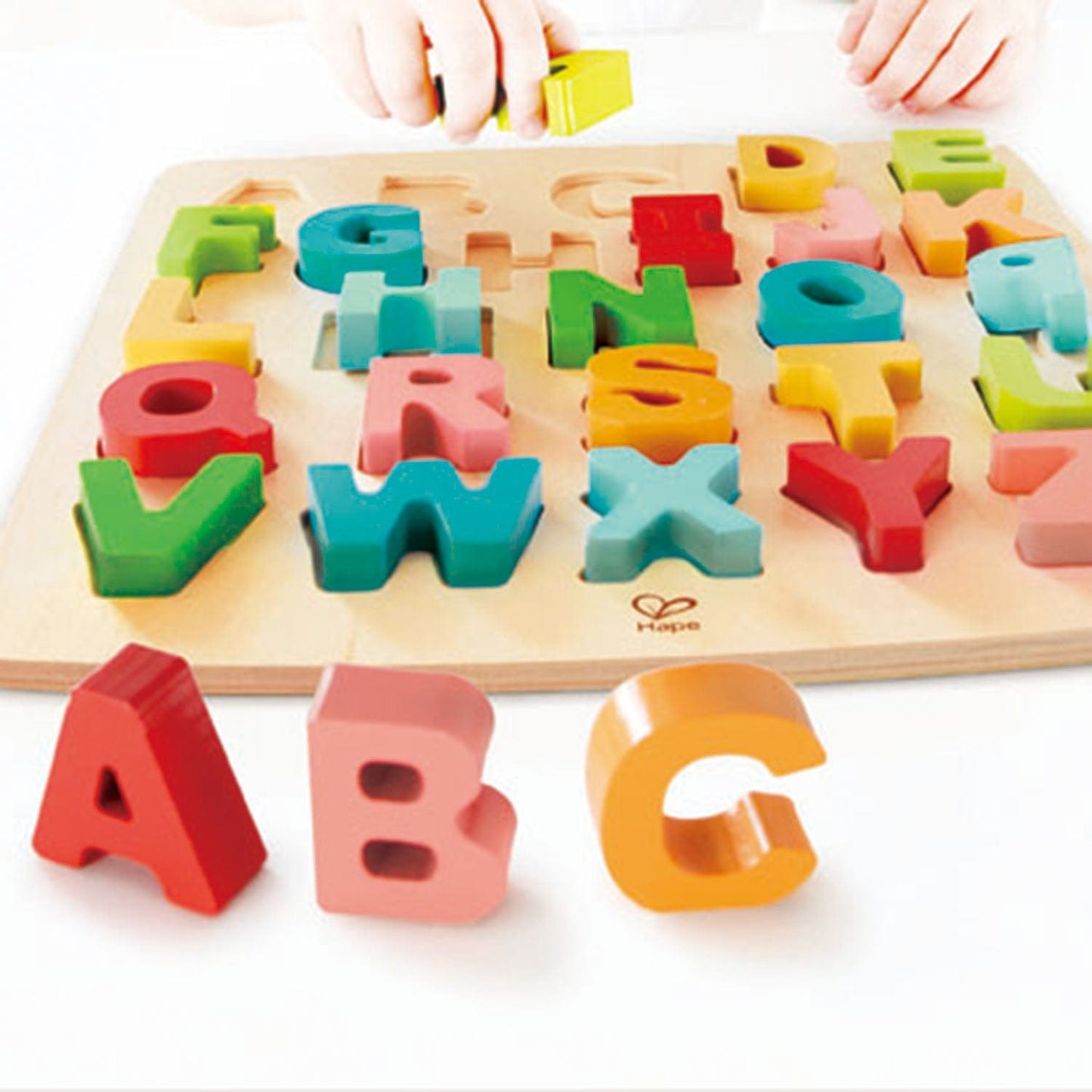 Uppercase Alphabet Puzzle Hape Lil Tulips