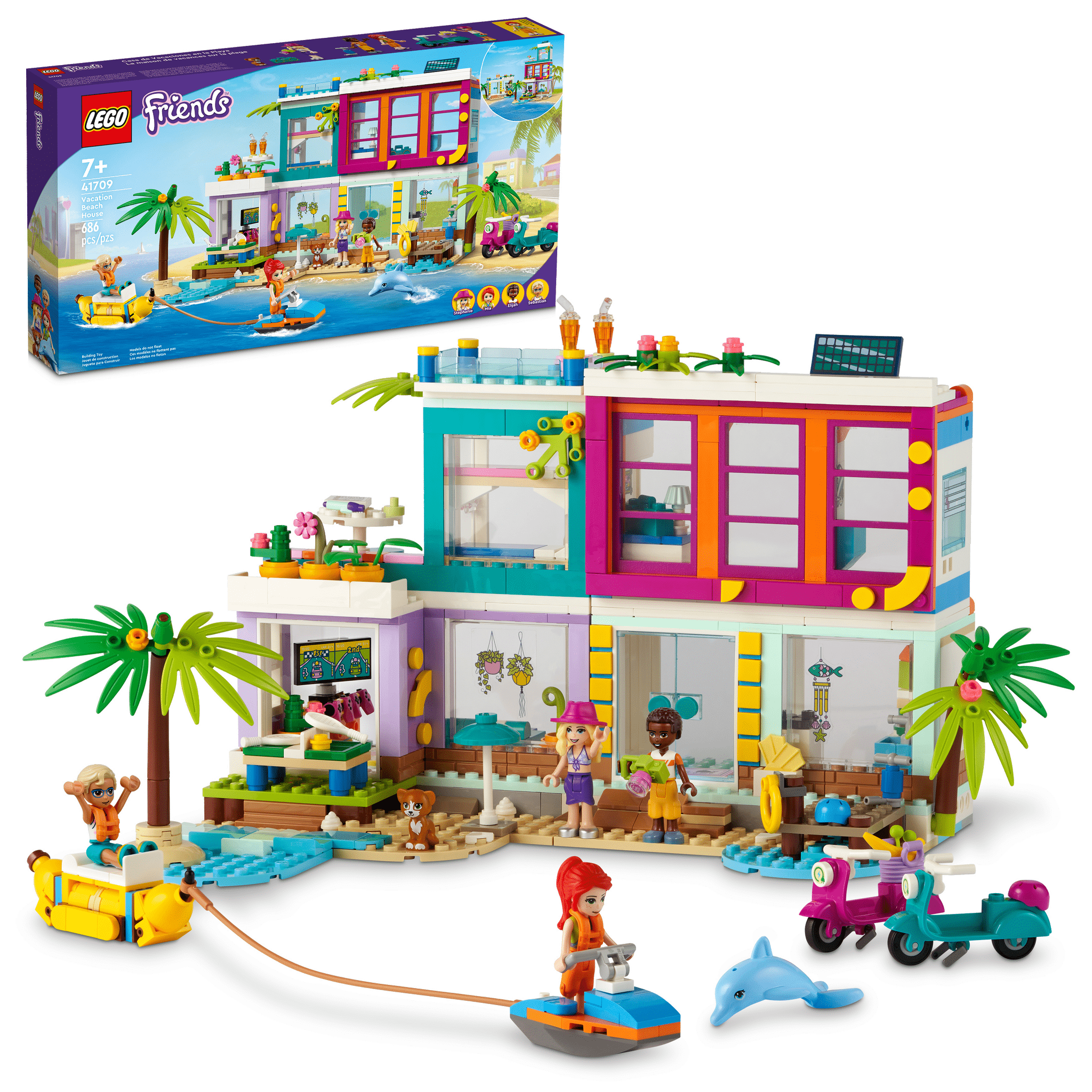 LEGO 31138 Creator 3 en 1 Beach Camper Van Summer Vacation Model Kit avec  Beach House