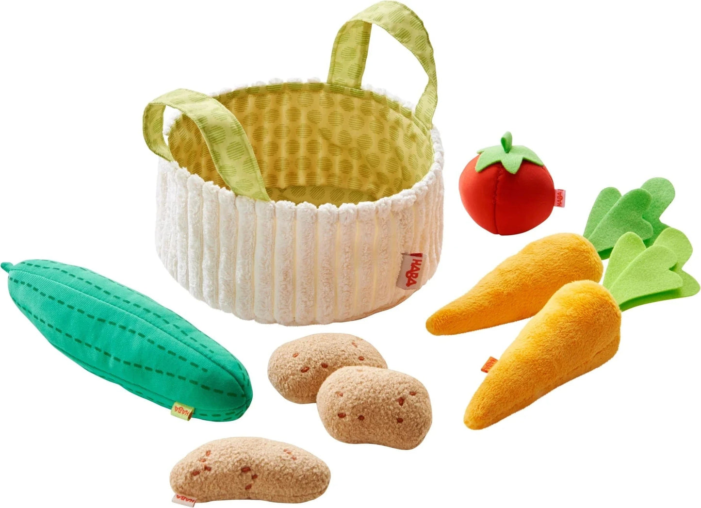 Vegetable Basket Soft Play Food haba Lil Tulips