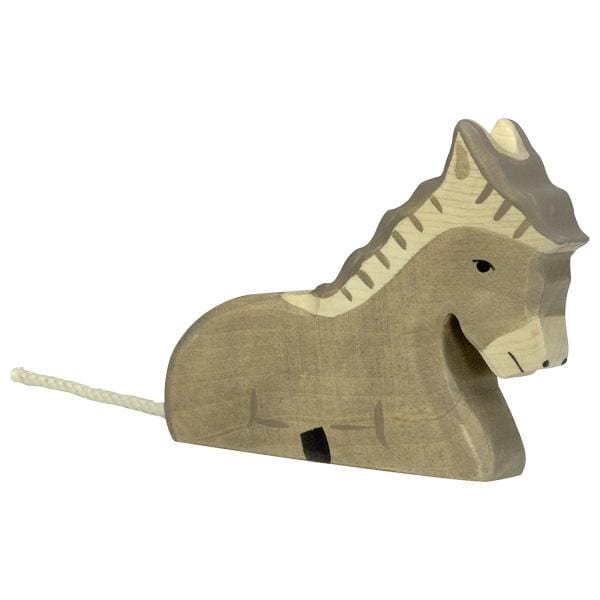 Wooden Donkey LYING Holztiger Lil Tulips