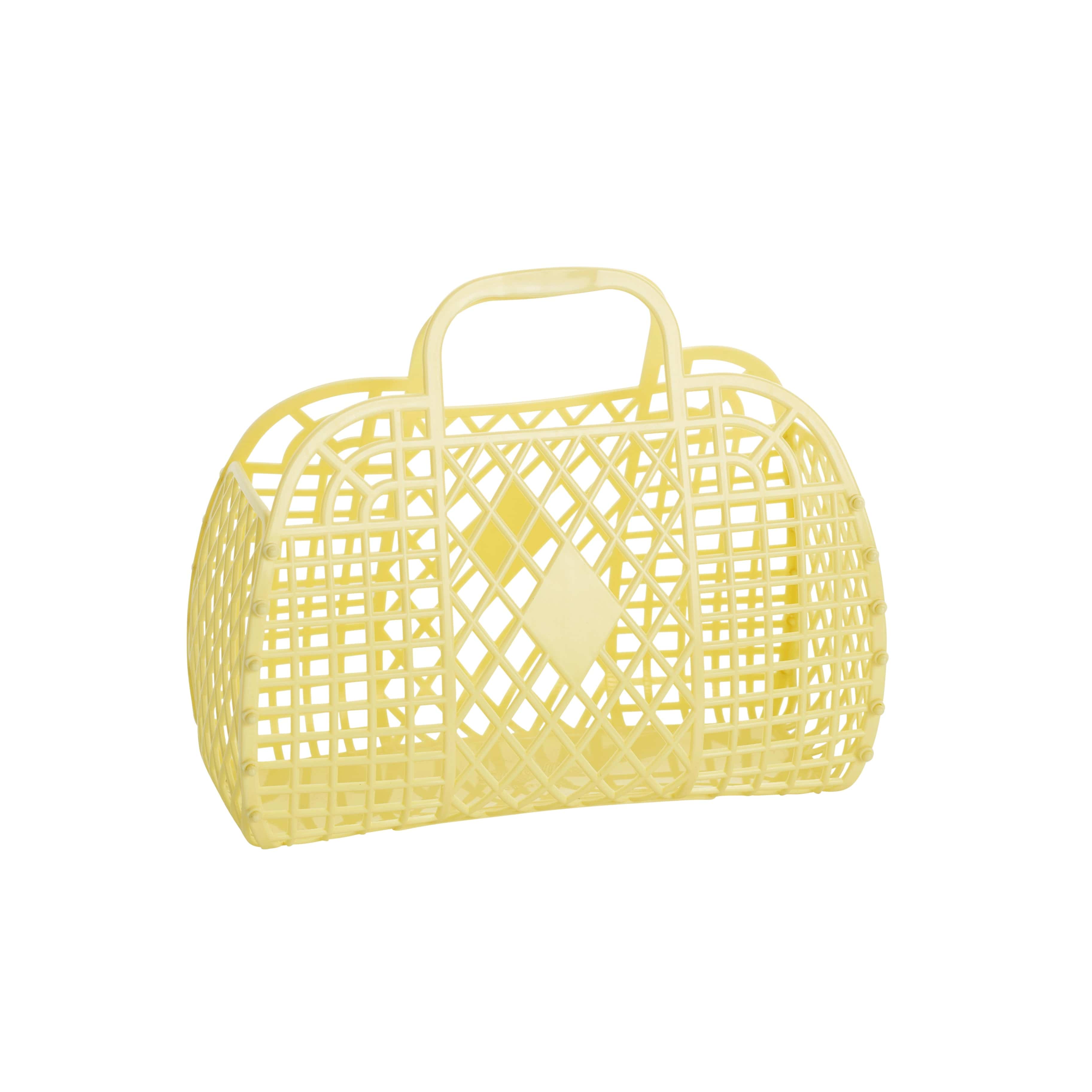 Yellow Retro Jelly Basket Small Sun Jellies