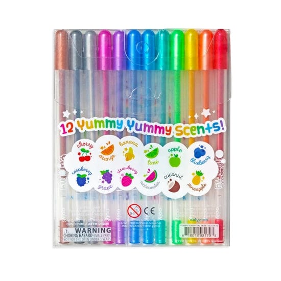 Yummy Yummy Scented Glitter Gel Pens 2.0 OOLY Lil Tulips