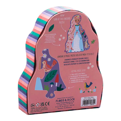 12 Piece Shaped Jigsaw in Shaped Box - Fairy Tale