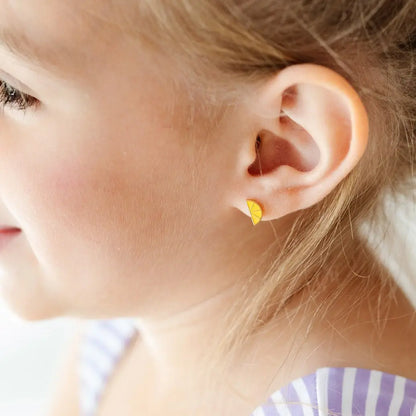 Lemon Flat Back Earrings