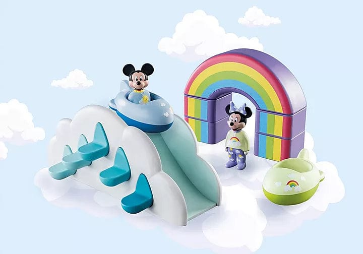 1.2.3 & Disney: Mickey's & Minnie's Cloud Home 71319 Playmobil Toys Lil Tulips
