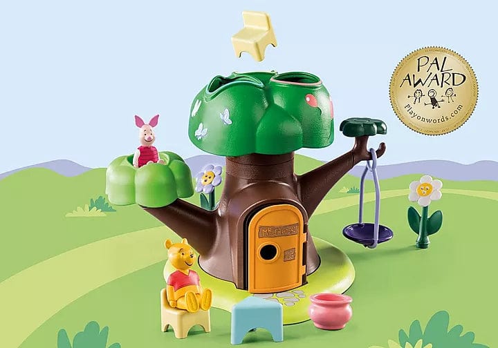 1.2.3 & Disney: Winnie's & Piglet's Tree House 71316 Playmobil Toys Lil Tulips