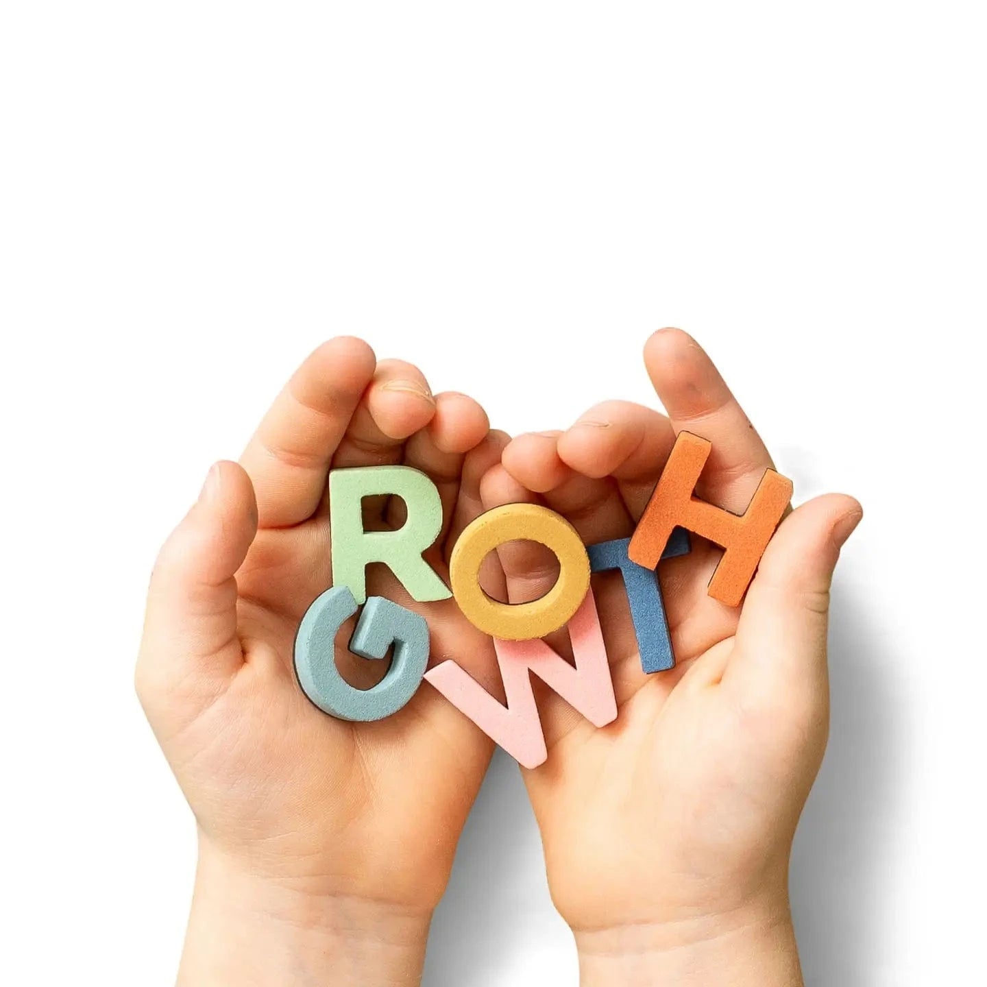 1" 200pc Rainbow Dream Magnetic Letters The Type Set Co. Lil Tulips