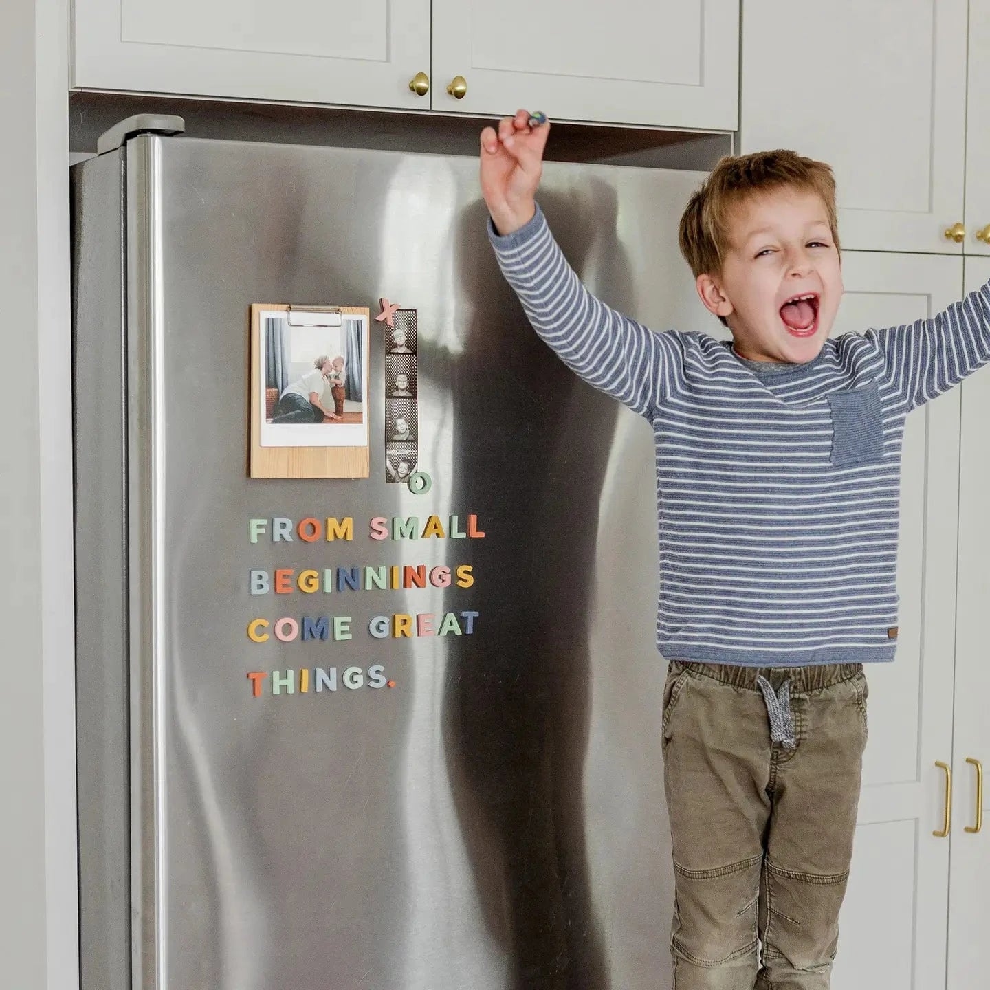 1" 200pc Rainbow Dream Magnetic Letters The Type Set Co. Lil Tulips