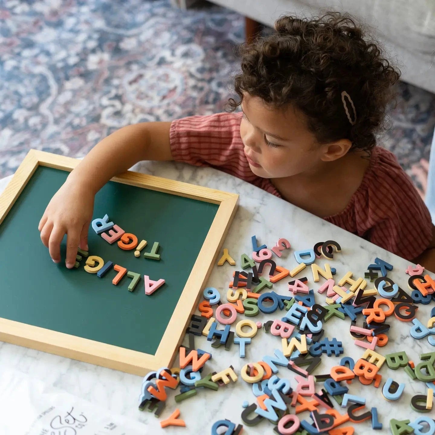 1" 200pc Rainbow Mod Magnetic Letters The Type Set Co. Lil Tulips