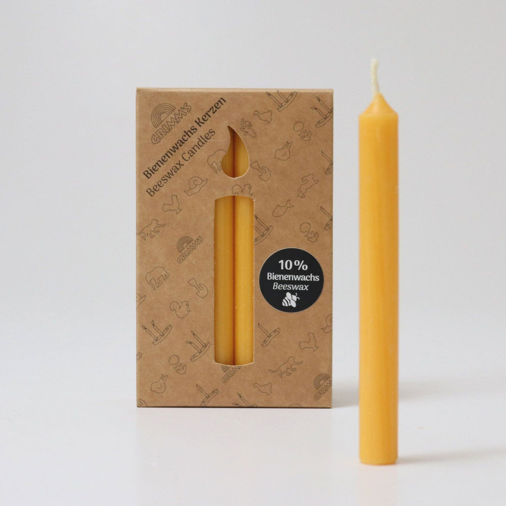 10% Amber Beeswax Candles - 12 pc. Grimm's Lil Tulips