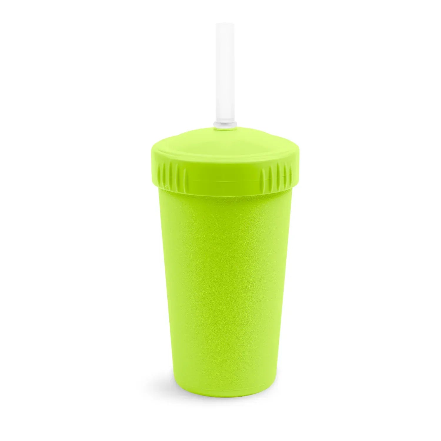 10 oz Silicone Straw Cup - Lime Green RePlay Lil Tulips