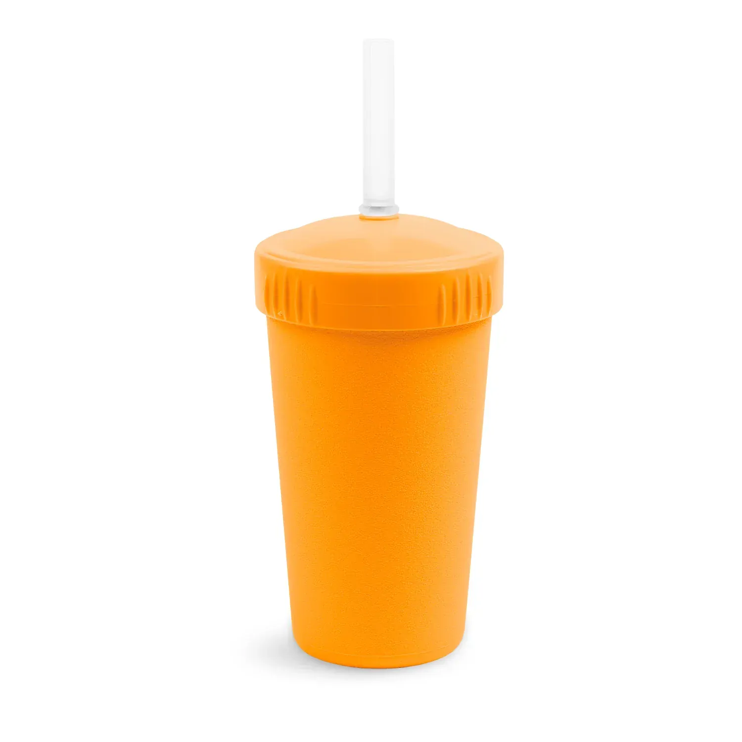 10 oz Silicone Straw Cup - Orange RePlay Lil Tulips