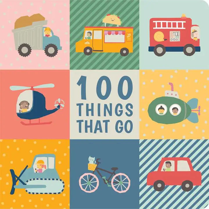 100 Things That Go By - Board Book Simon & Schuster Lil Tulips