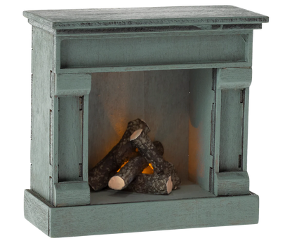 Fireplace, Mouse - Blue