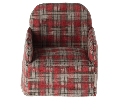 Chair, Mouse - Red Checker