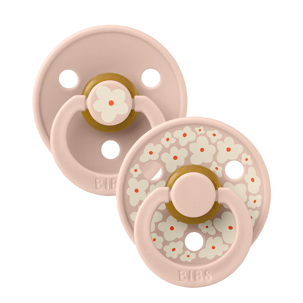 BiBS Pacifier Studio Colour 2 Pack Jasmine - Blush Mix