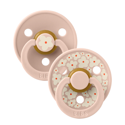 BiBS Pacifier Studio Colour 2 Pack Jasmine - Blush Mix