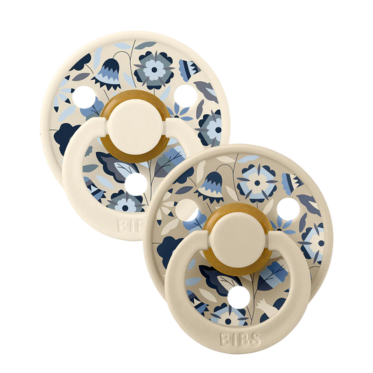 BIBS x LIBERTY Pacifier 2 Pack Bobo - Ivory Mix
