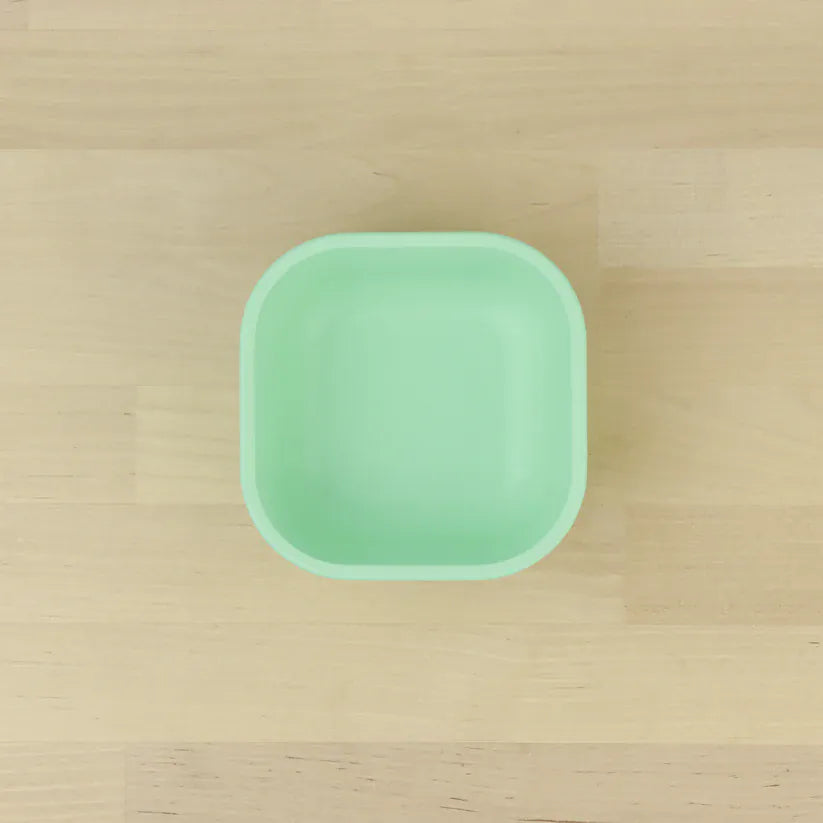 12 oz Square Bowl USA Made - Mint RePlay Lil Tulips