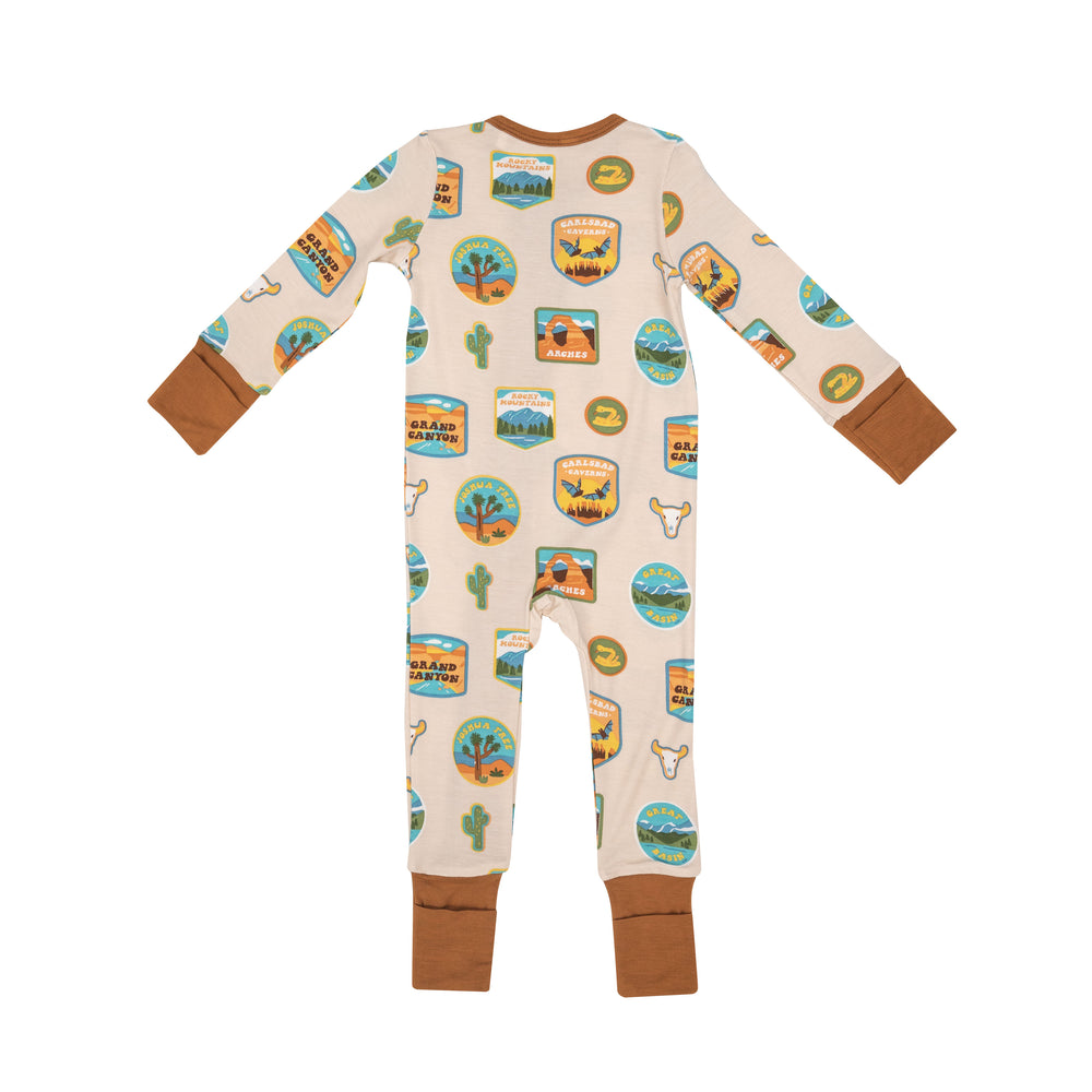 National Parks Patches Southwestern 2-Way Zipper Romper