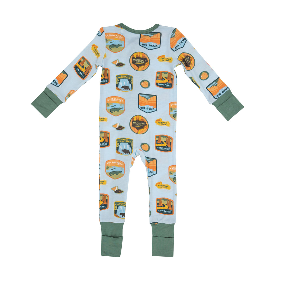 National Parks Patches Southeastern 2-Way Zipper Romper