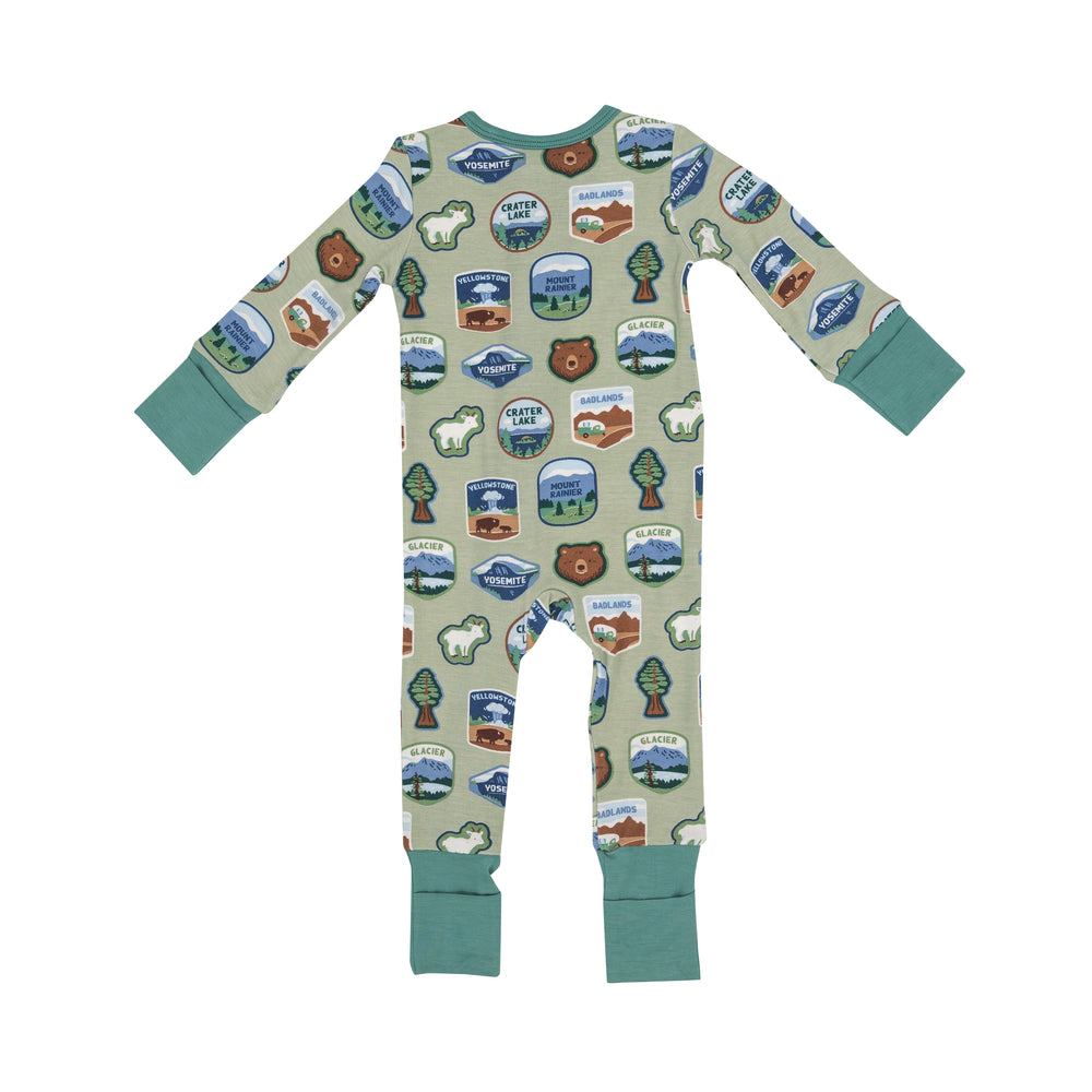 National Parks Patches West 2-Way Zipper Romper