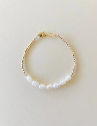 14k Gold Filled Little Pearl Bracelet Little Lunds Co. Lil Tulips