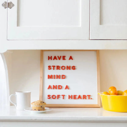 15x15 White Magnetic Whiteboard The Type Set Co. Lil Tulips