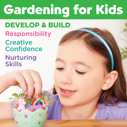 Grow A Mini Garden – Unicorn - Diy Craft Kit For Kids