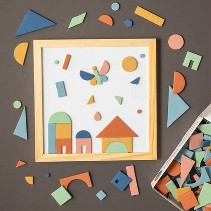 198pc Magnetic Shapes in Rainbow Dream The Type Set Co. Lil Tulips