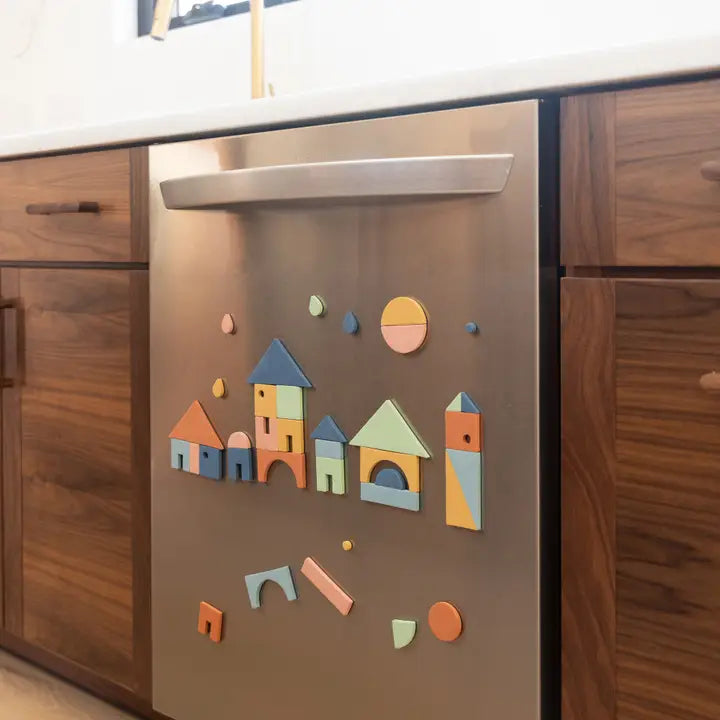 198pc Magnetic Shapes in Rainbow Dream The Type Set Co. Lil Tulips