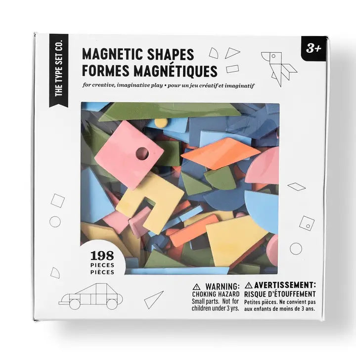 198pc Magnetic Shapes in Rainbow Mod The Type Set Co. Lil Tulips