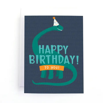 Happy Birthday To You Children's Dinosaur Birthday Card