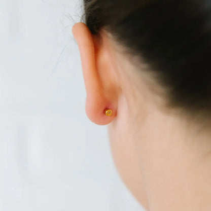 Lemon Flat Back Earrings