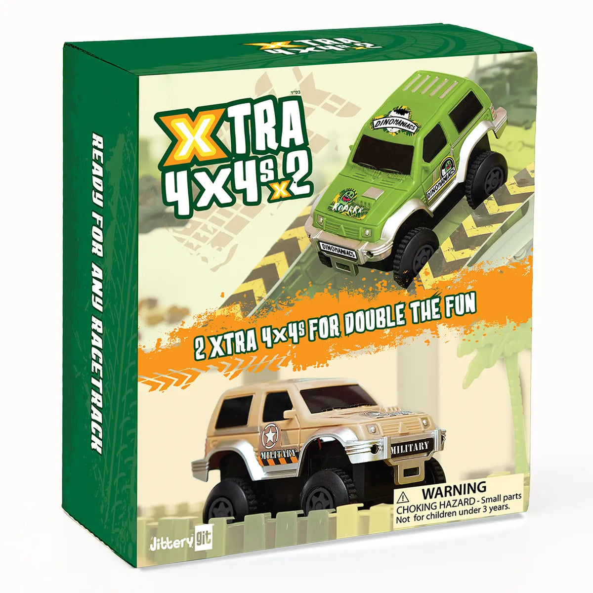 2 Race Car Track Toy JitteryGit Lil Tulips