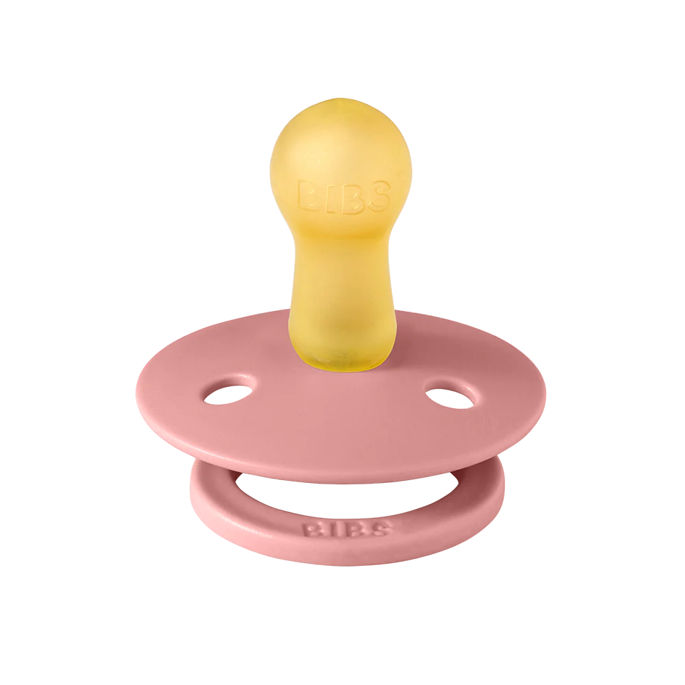 BiBS Pacifier 2 Pack - Dusty Pink/Elderberry