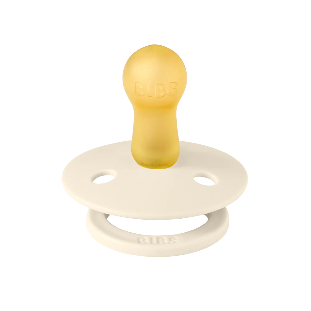 BiBS Pacifier Studio Colour 2 Pack Pin - Ivory Vanilla Mix