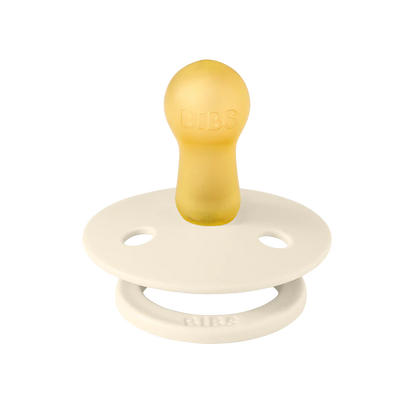 BiBS Pacifier Studio Colour 2 Pack Pin - Ivory Vanilla Mix
